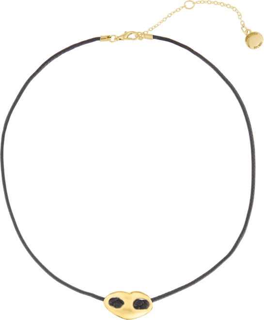 Black Mariner Heart Choker Necklace