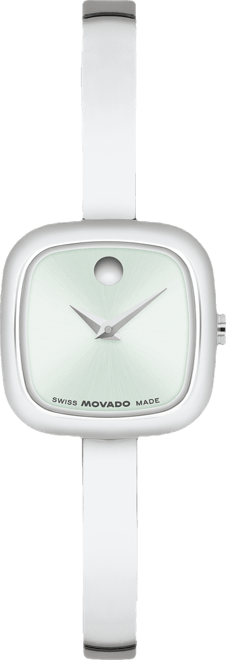 Women's Museum Cushion Swiss Quartz Stainless Steel Bangle Watch, 21.50mm