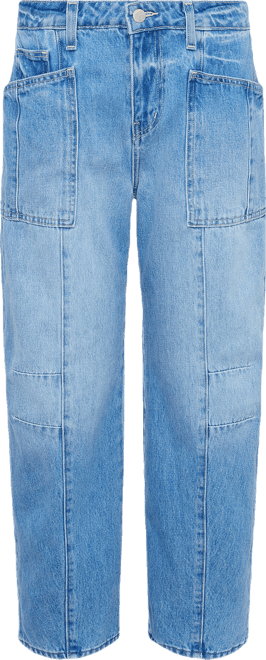 Cody Cropped Barrel-Leg Jean