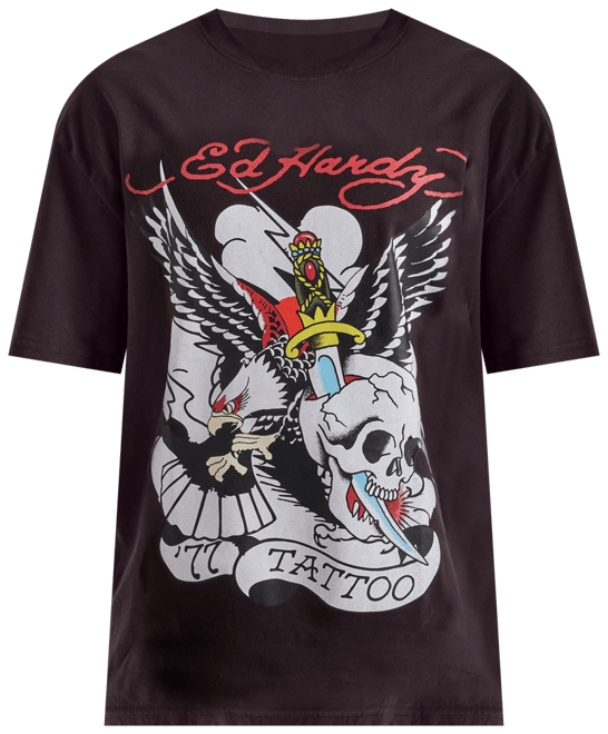 Ed Hardy '77 Eagle Boxy Tee