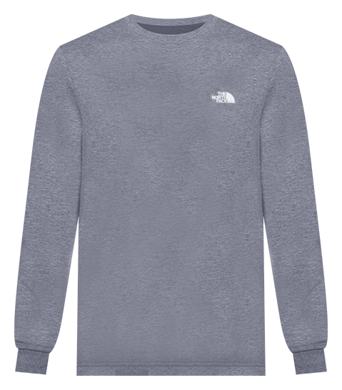 Men's Long Sleeve Box Never Stop Exploring T-shirt