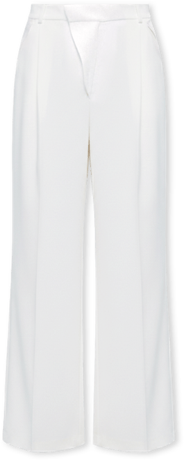 Women's Low-Rise Asymmetric Placket Detail Pants