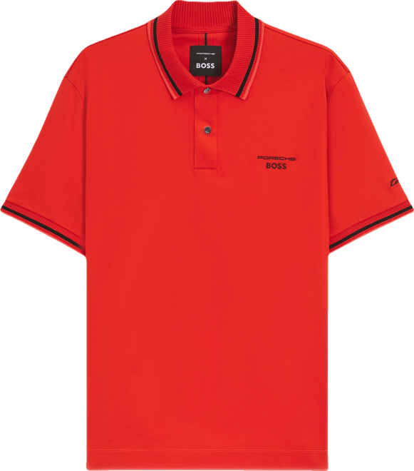 Porsche x Boss Men's Cotton Moisture Control Polo Shirt