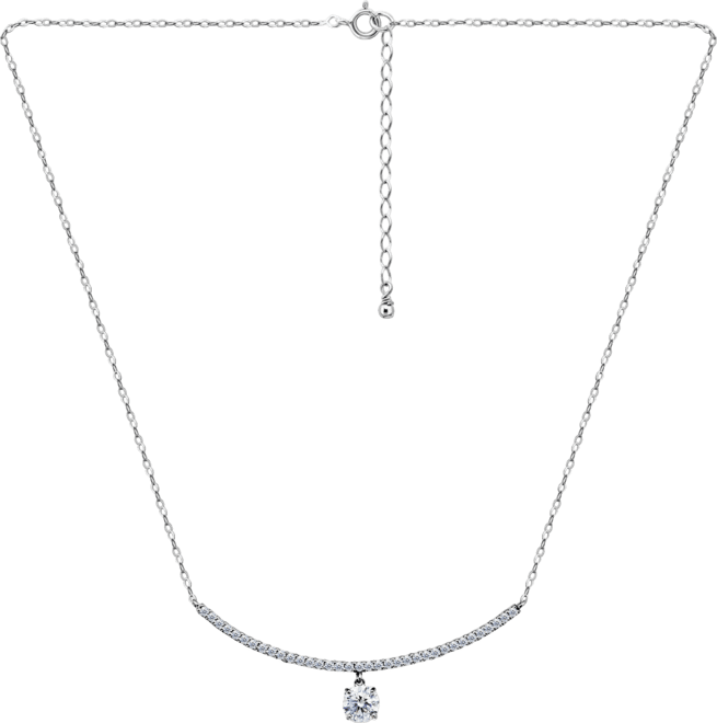 Cubic Zirconia Pendant Necklace (2-1/6 ct. t.w.), 16" + 2" extender, Exclusively at Macy's