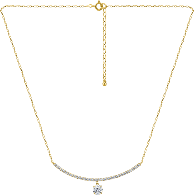 Cubic Zirconia Pendant Necklace (2-1/6 ct. t.w.), 16" + 2" extender, Exclusively at Macy's
