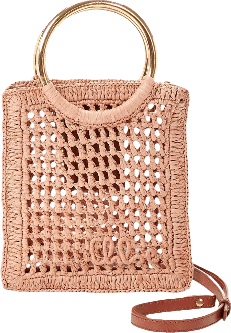 【CHLOE】Summer Banana Raffia Mini Tote ミニショルダー 2way Chloé Summer Banana Raffia Mini Tote | Bloomingdale's
