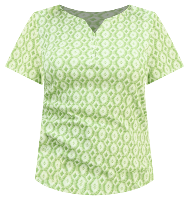 売れ筋商品|||スタイルアンドコー カットソー トップス レディース Plus Size Printed Henley T-Shirt, Exclusively at Macy's Sassy Grass Combo Style & Co Plus Size Printed Henley T-Shirt, Exclusively at