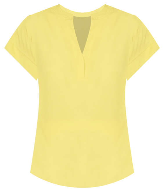 Women's V-Neck Cap-Sleeve Top