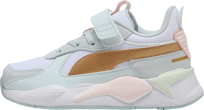 PUMA RS-X Metallic Little Kids' Easy On Sneakers