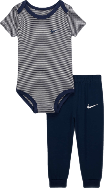 Nike Baby (0-6M) Striped Bodysuit and Joggers Set