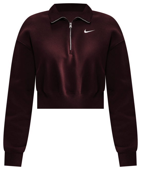 Nike Sportswear Phoenix Fleece Women's 1/4-Zip Cropped Sweatshirt