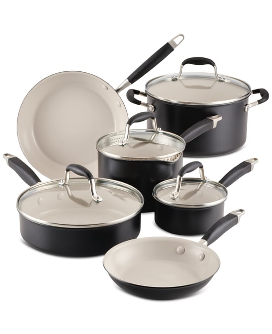 Advanced Ceramic 10-Pc. Nonstick Cookware Set