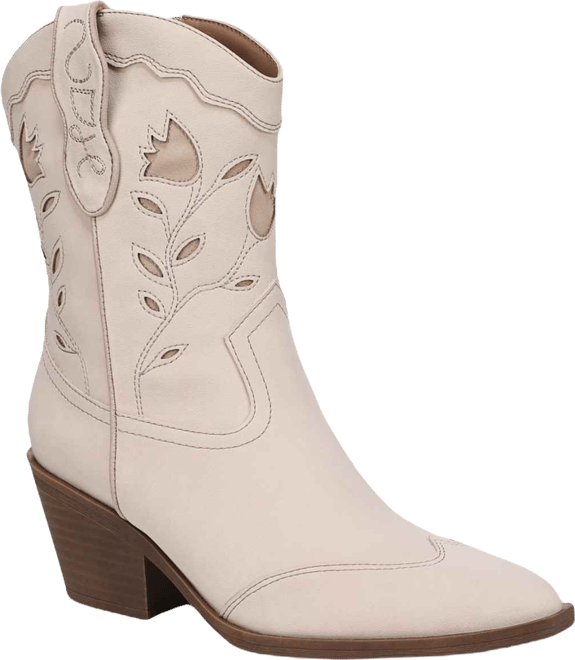 Women's Flash Block Heel Western Booties