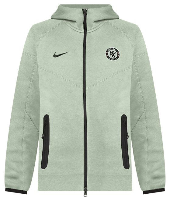 Chelsea FC Tech Windrunner Sweat à capuche et zip en Fleece Nike Football pour homme