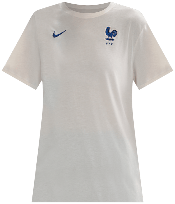FFF Relaxed Kortærmet Nike One Dri-FIT-fodboldtrøje til kvinder