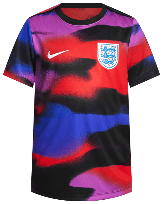 England Academy Pro Older Kids' Nike Dri-FIT Football Pre-Match Short-Sleeve Top