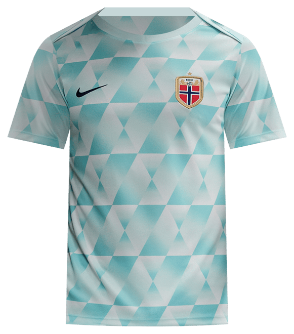 Norvégia Academy Pro Nike Dri-FIT harmadik, mérkőzés előtti rövid ujjú férfi futballfelső