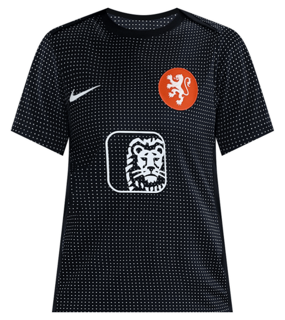 Pays-Bas Academy Pro Haut de foot d'avant-match à manches courtes Nike Dri-FIT pour femme