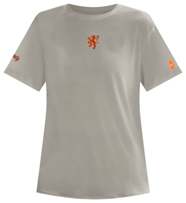 Netherlands Relaxed Women's Nike One Dri-FIT Football Short-Sleeve Top