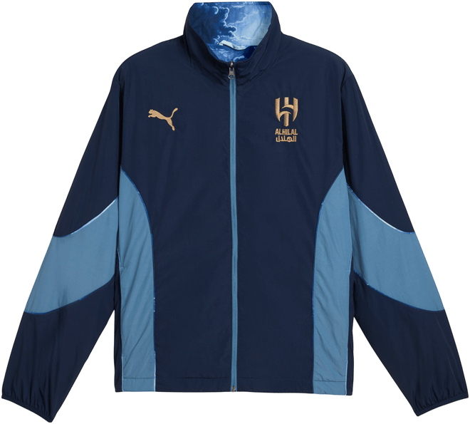 PUMA x KIDSUPER Al-Hilal Saudi FC Men's Reversible Soccer Windbreaker Jacket