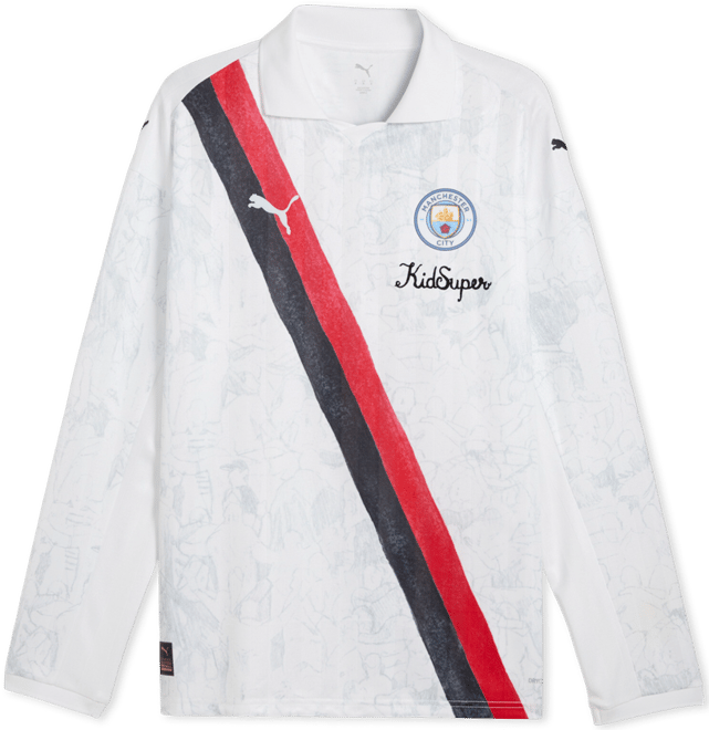 PUMA x KIDSUPER Manchester City Men's Long Sleeve Soccer Jersey
