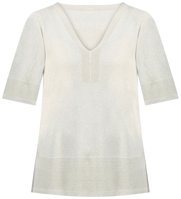 売れ筋商品|||ジェイエムコレクション ニット&セーター アウター レディース Women's V-Neck Short-Sleeve Lurex Shine Sweater, Exclusively at Macy's Natural JM Collection Women's V-Neck Short-Sleeve Lurex Shine