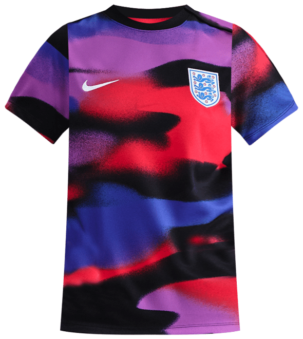 Angleterre Academy Pro Haut de foot d'avant-match à manches courtes Nike Dri-FIT pour femme