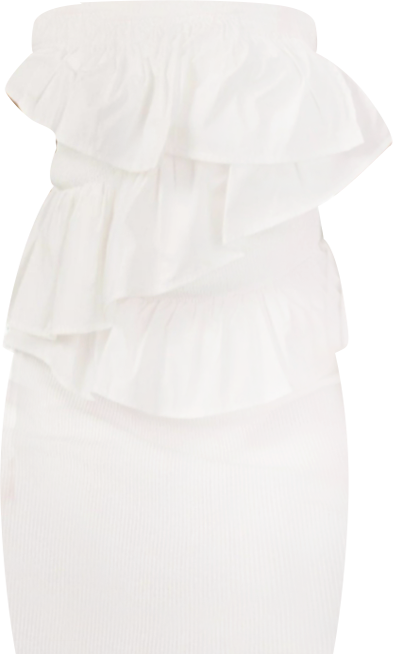 Women's Knit Ruffle Mini Dress