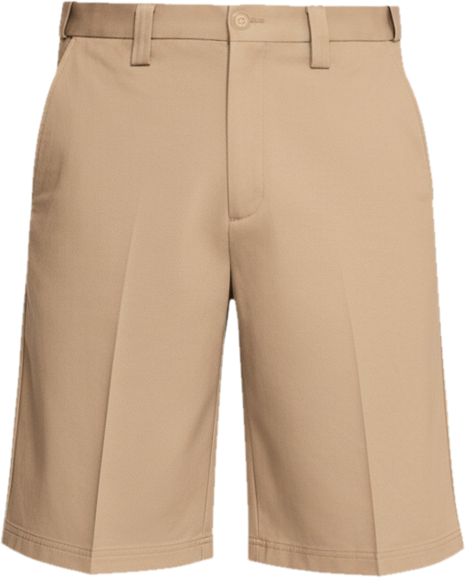 Big & Tall Wrinkle-Free Expandable Waist Plain Front Shorts