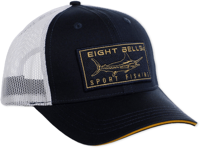 Eight Bells Mens Sport Fish Trucker Hat