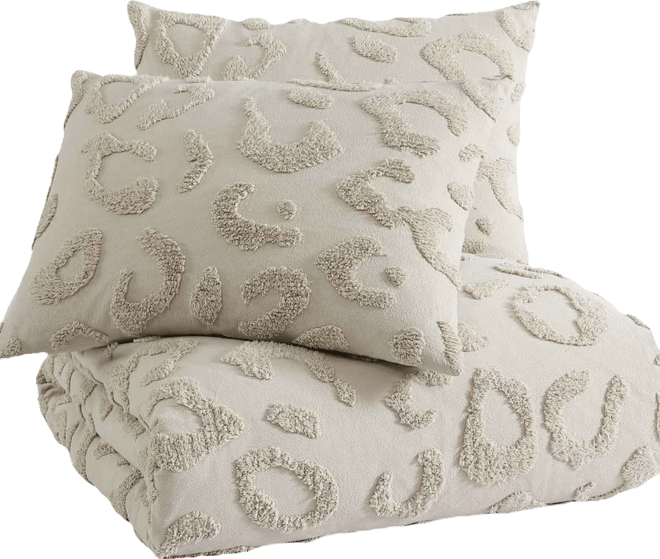 Chenille Leopard 2-Pc. Comforter Set, Twin/Twin Xl