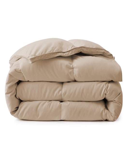 Heavyweight Goose Down Fiber Comforter, California King