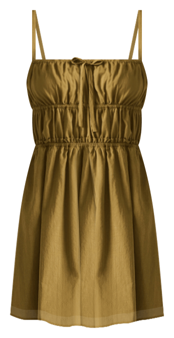 Women's Banded Mini Heather Dress