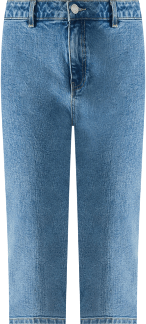 Women's Knee-Length Denim Capri Pants