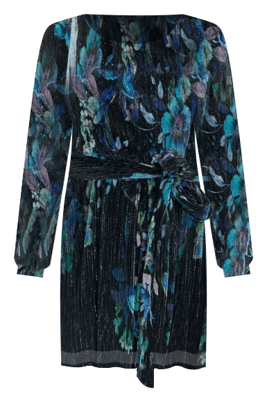 Kirsi Women's Metallic Long-Sleeve Dress