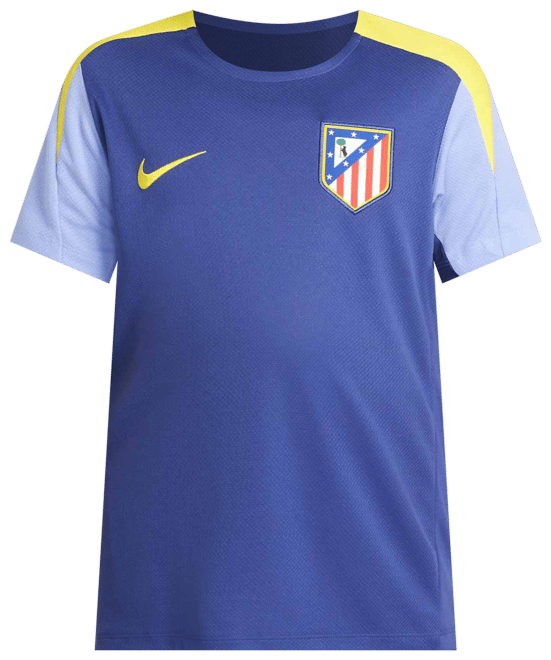 Club Atlético de Madrid Strike Kortærmet Nike Dri-FIT-fodboldtrøje til større børn