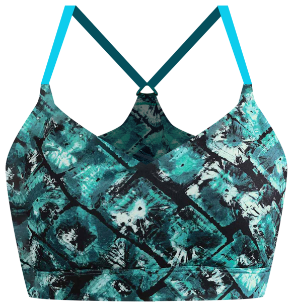 Nike Indy x NorBlack NorWhite Padded sport-bh met print en lichte ondersteuning