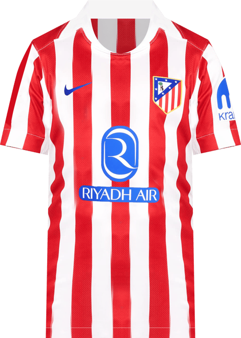 Club Atlético de Madrid local 2025/26 Stadium Jersey de fútbol Nike Dri-FIT Replica para niños talla grande