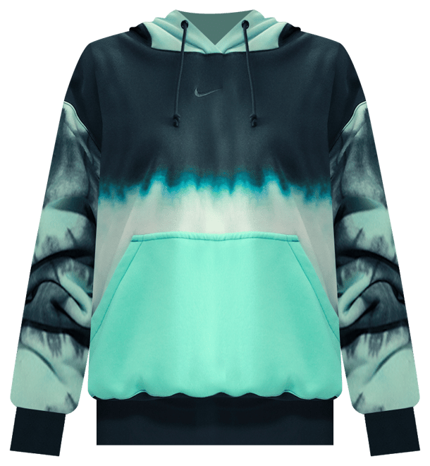 Nike Sportswear Phoenix Fleece x NorBlack NorWhite Sudadera con gorro sin cierre oversized estampada para mujer