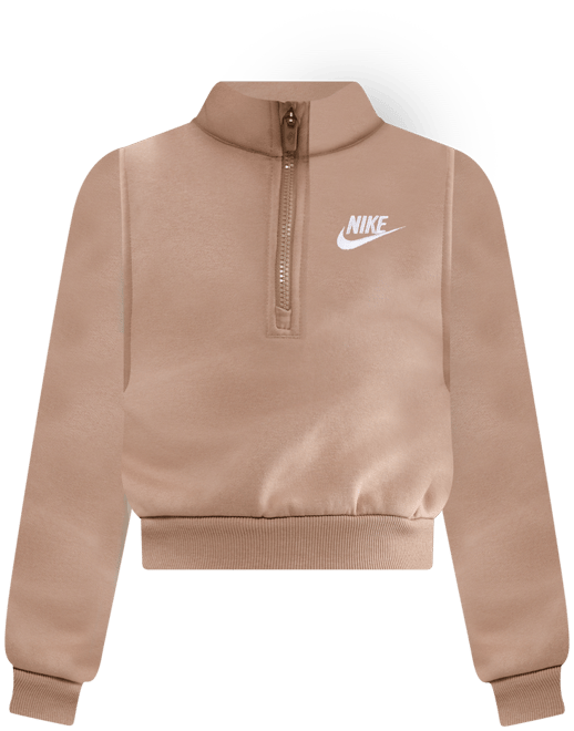 Nike Sportswear Club Fleece Sudadera de medio cierre para niña talla grande