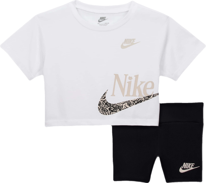 Nike Baby (12-24M) Wild Flower Boxy T-Shirt and Shorts Set