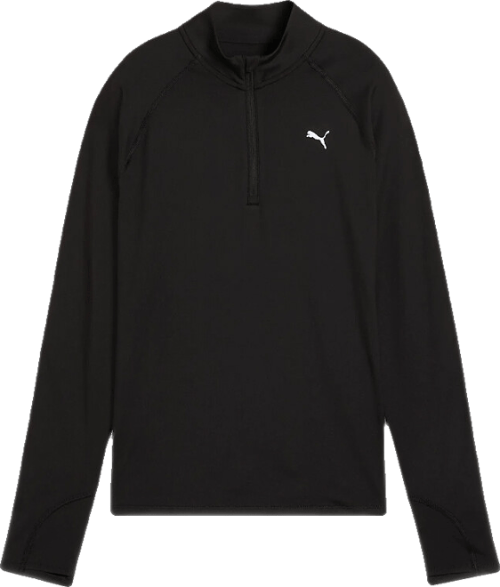 Run Velocity CloudSpun Quarter Reißverschluss Damen Top