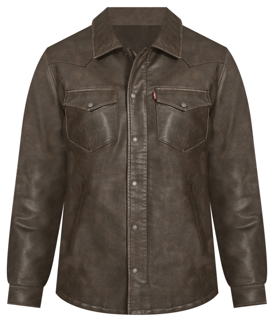 Levi's Mens Midweight Shirt Jacket, Color: Saddle - JCPenney