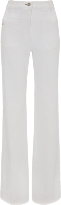 Alina High Waisted Jean In Washed White