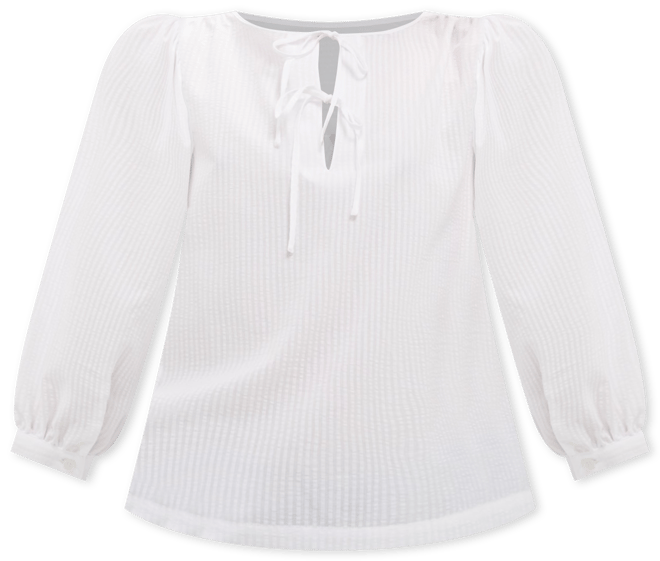 White Tie Josephine Blouse