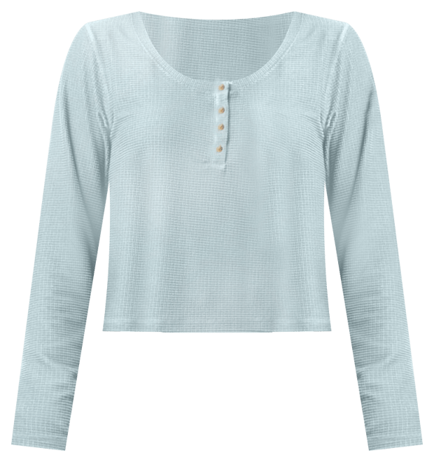 Women's Brea Falls™ Grid Henley Long Sleeve Shirt
