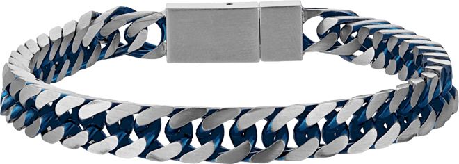 Two-Toned Curb Link Chain Bracelet, Exclusively for Macy's