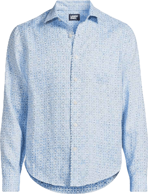 Men's Long Sleeve Linen Shirt