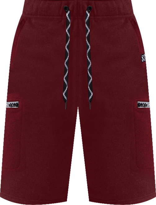 Men's Stitched Pockets Fleece Shorts