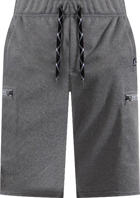 Men's Stitched Pockets Fleece Shorts